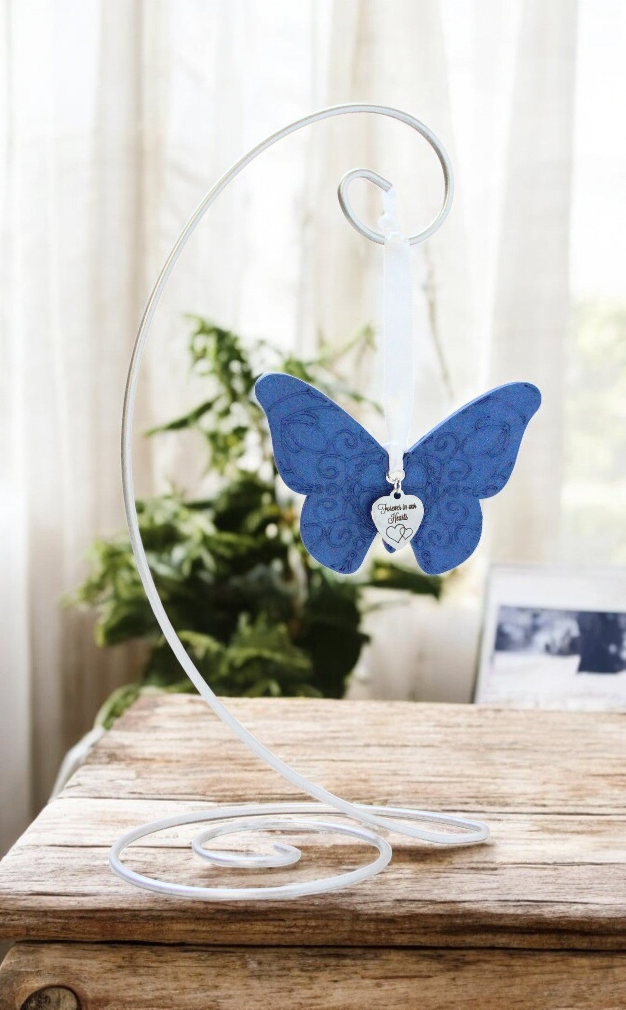 Blue Butterfly Ornament