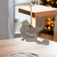 Long Hair Cat Angel Ornament