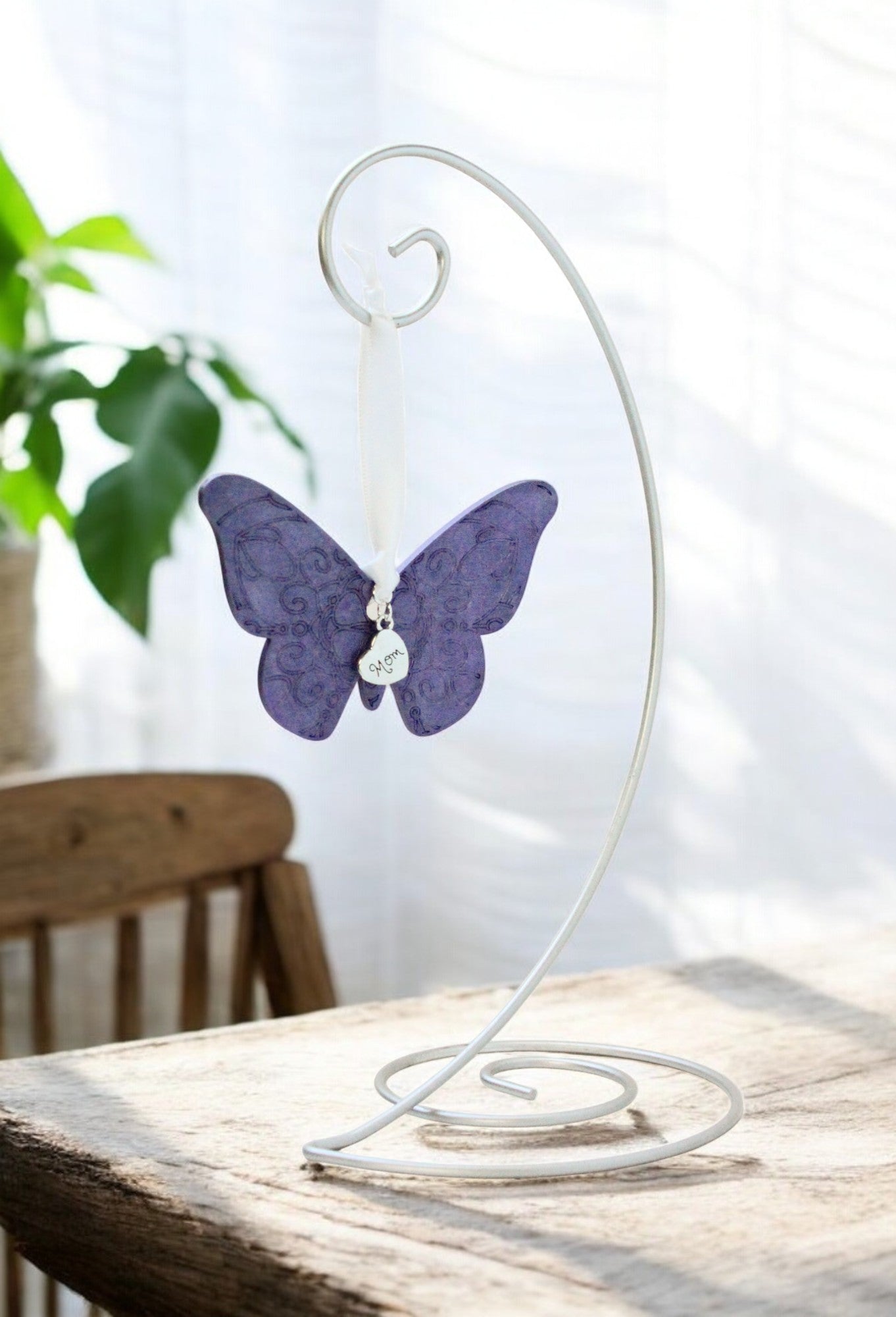 Purple Butterfly Ornament